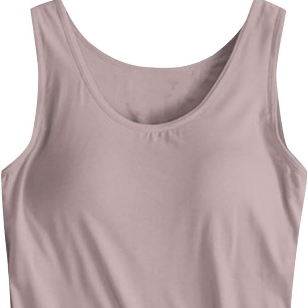 Tank with Built in Bra for Women
